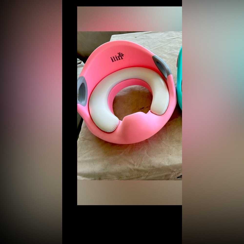Pink Baby  girl bathroom Seat